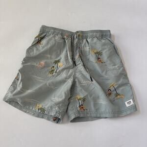 Katin Men's Swim Trunks Medium Hawaiian Surf Hula Boardshorts